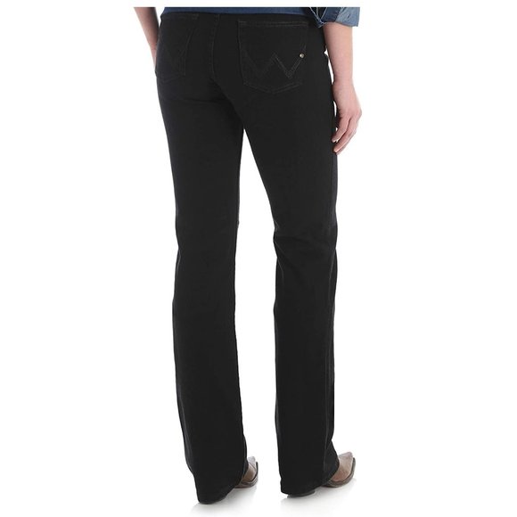 Wrangler Q-Baby Mid Rise Boot Cut Ultimate Riding Jeans - WRQ20BL - 29X29 - Picture 4 of 15
